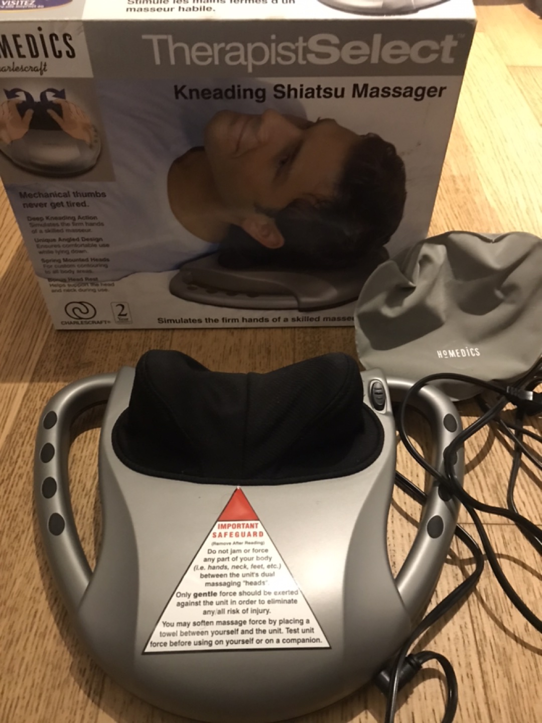 Homedics Therapist Select Kneading Shiatsu Household Massager thumbnail