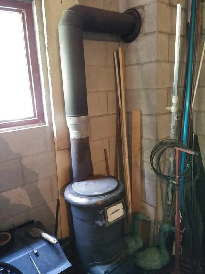 wood burning stove