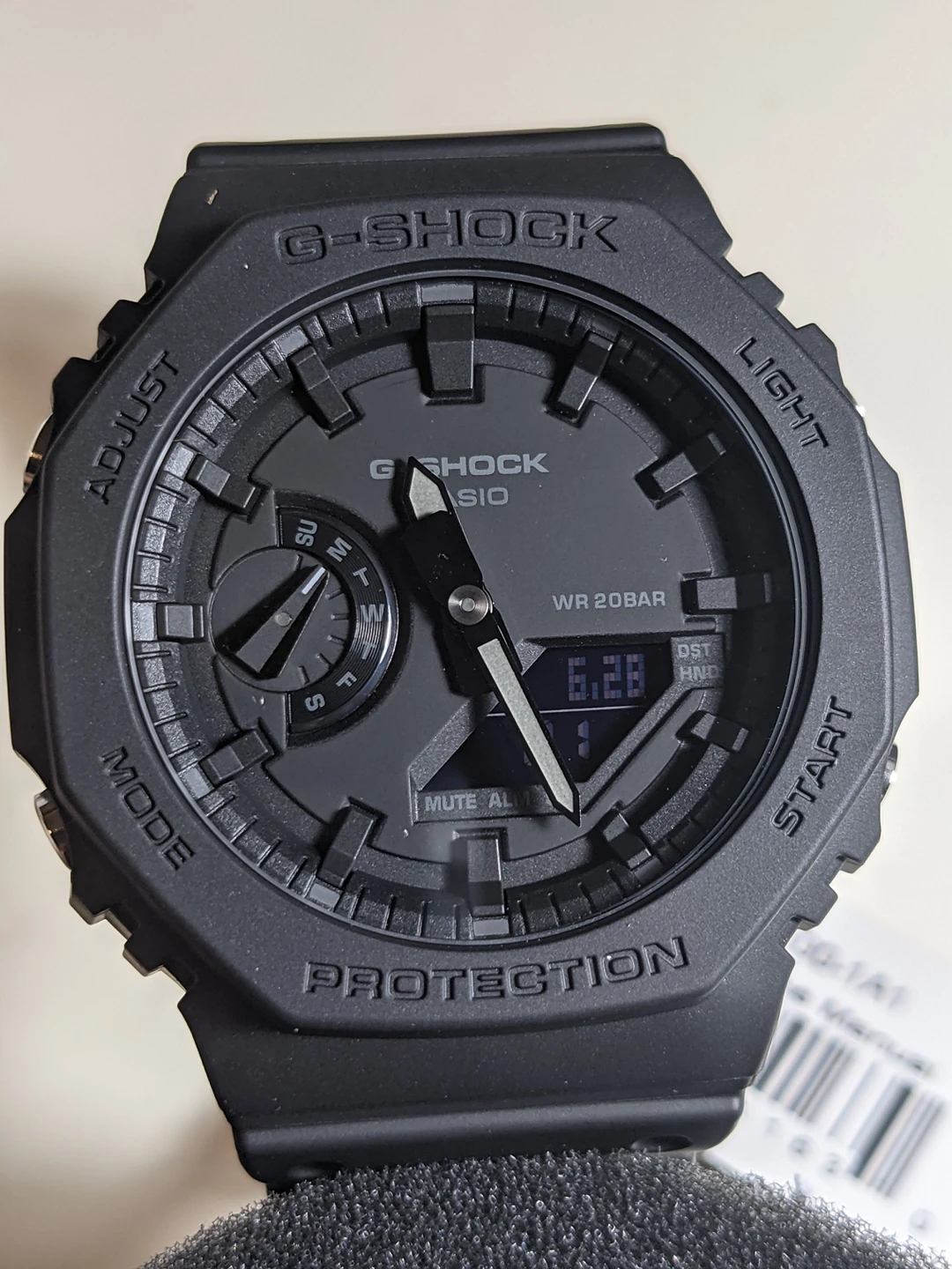 G-Shock Carbon Core Guard Black Resin Strap Watch GA2100-1A1 thumbnail