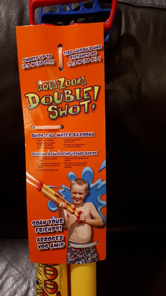NEW Aqua- Zooka water guns (2 pcs) thumbnail