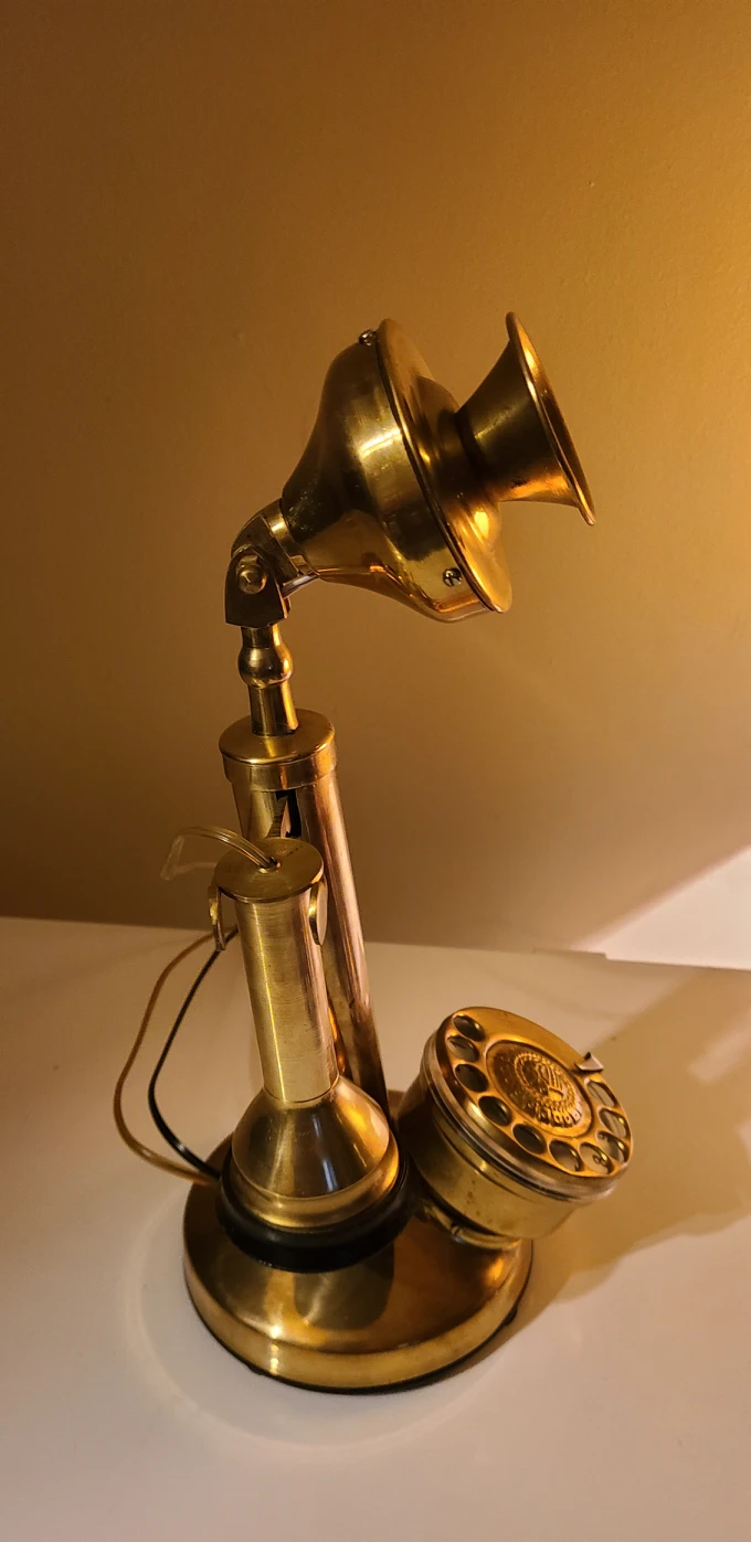 Brass Candlestick Phone - photo 2