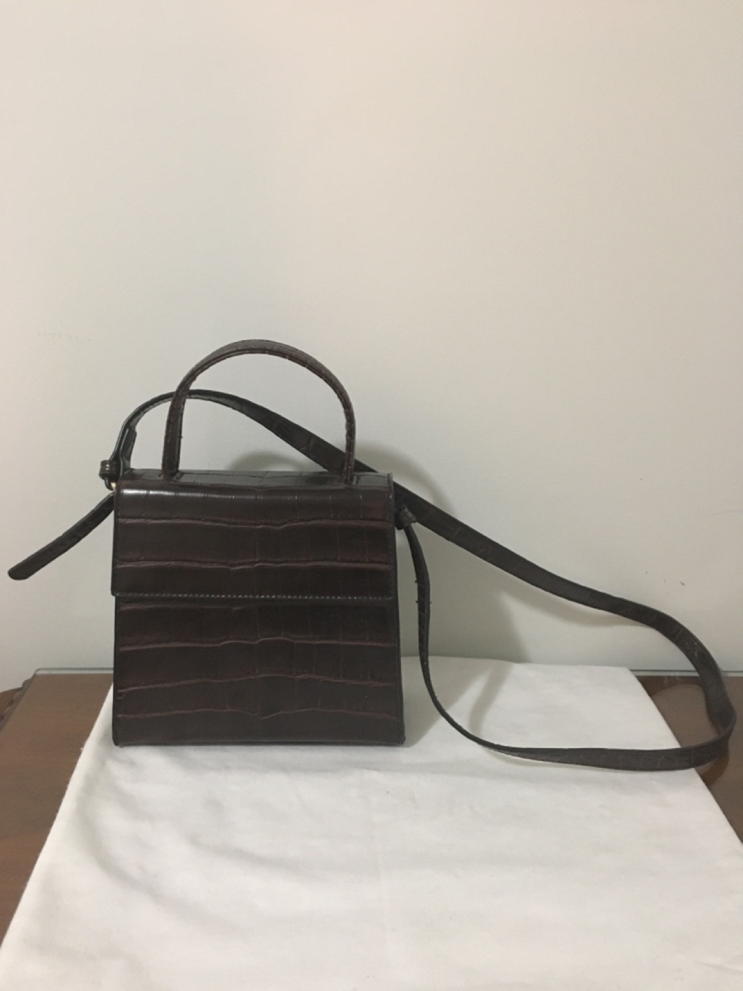 Croc Patterned Square Bag thumbnail