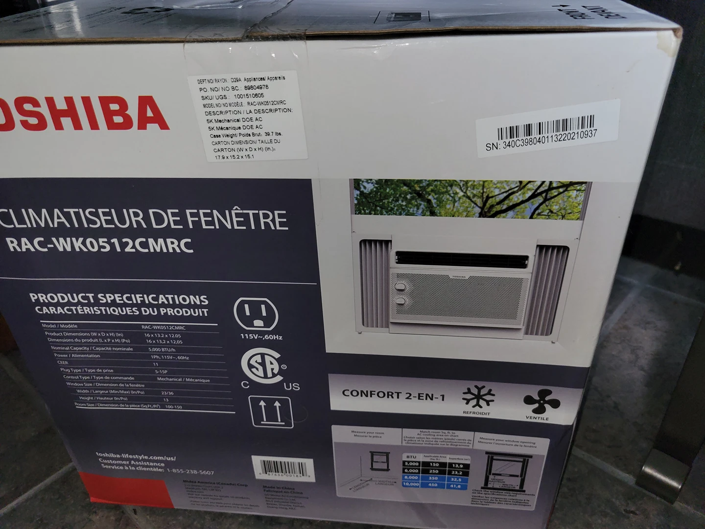 Air Conditioner BNIB thumbnail