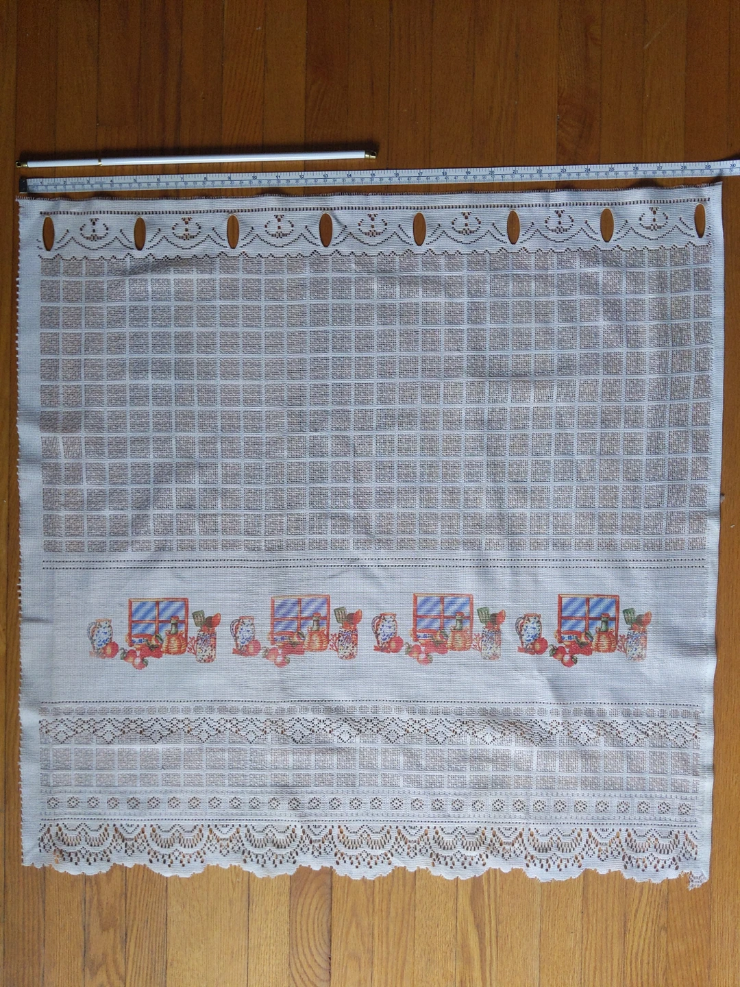 Country Home Window Curtain - size small