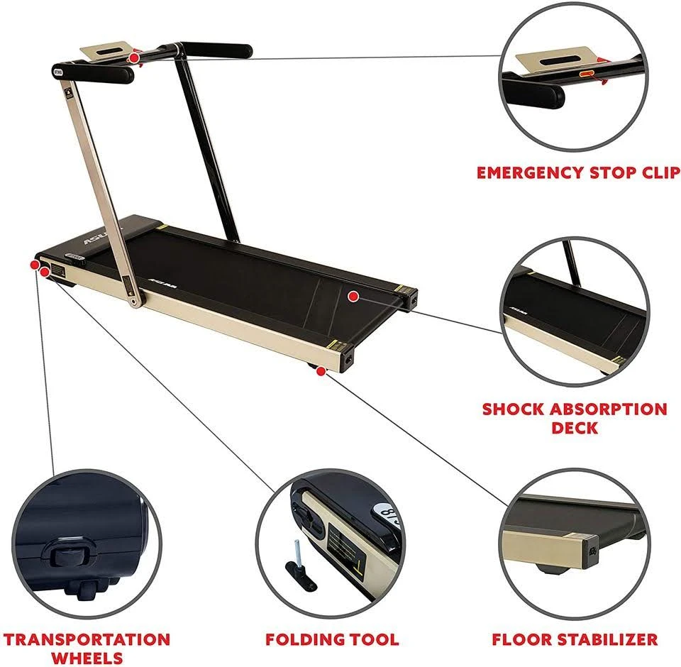 8730G Asuna premium slim folding treadmill with speakers image indicator(3)