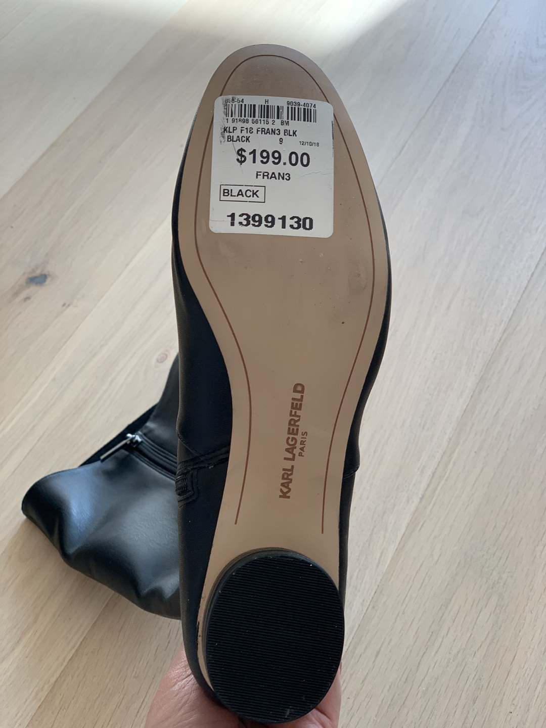 Karl Lagerfeld Fran3 Black BRAND NEW! - photo 4