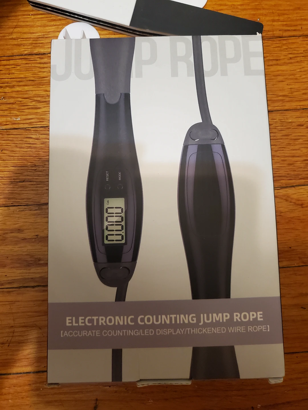 Electronic  counting jump rope