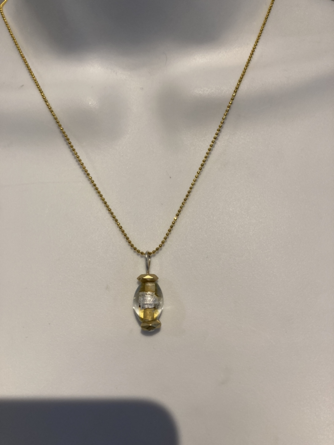 Gold pendants with 18k gold plated necklace - photo 5