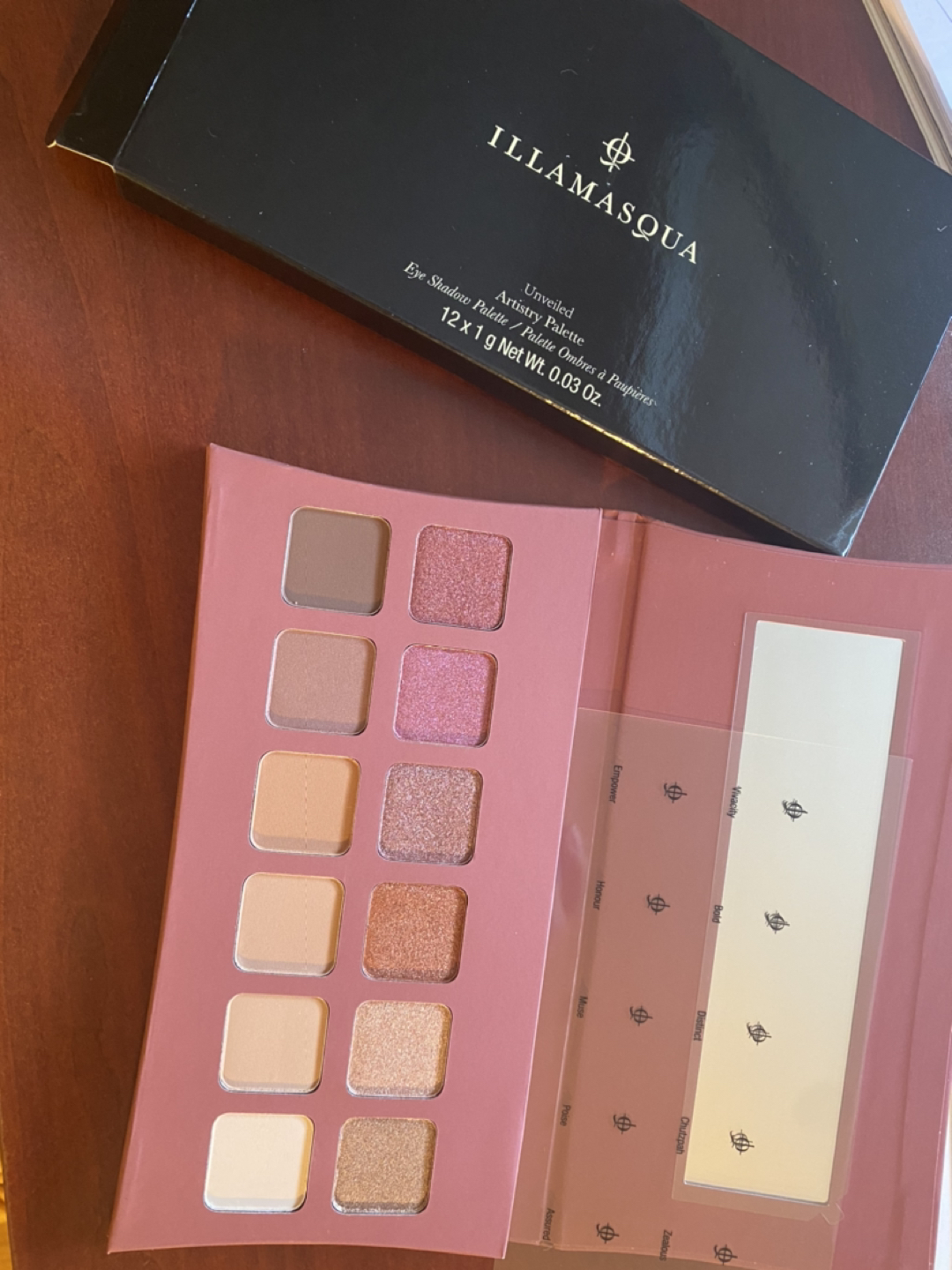 Brand new illamasqua eyeshadow palette (unveiled artistry) thumbnail
