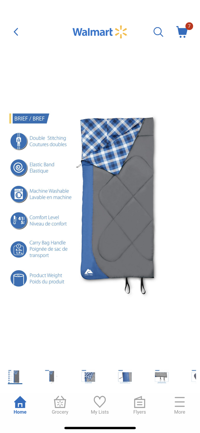 New and unused sleeping bags