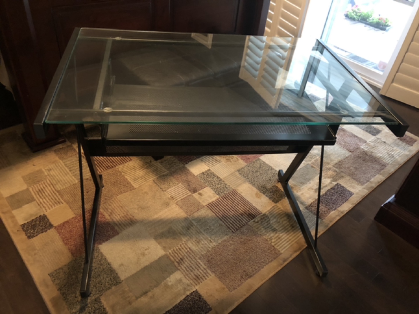 Glass desk - photo 2
