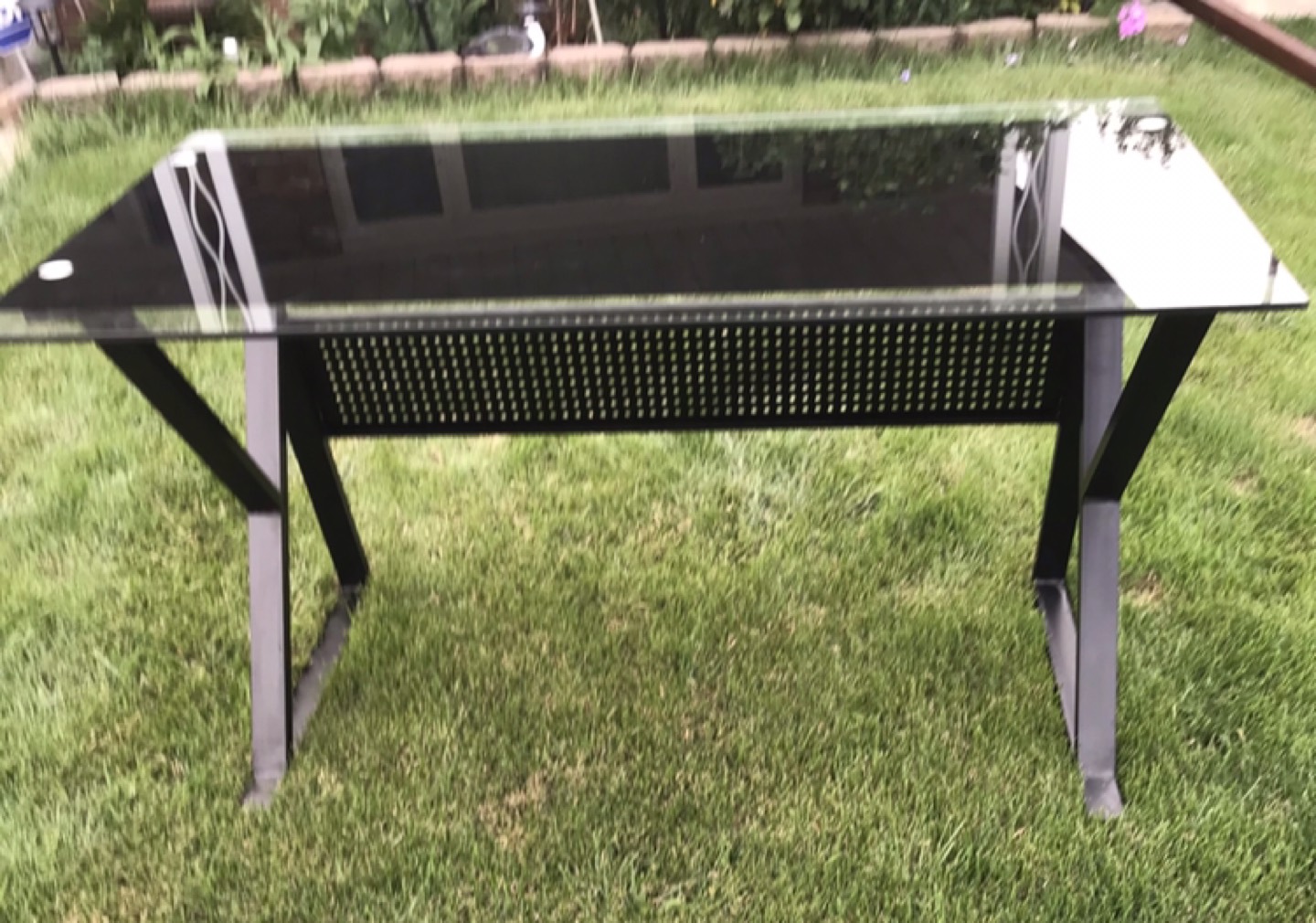 Glass Top Desk