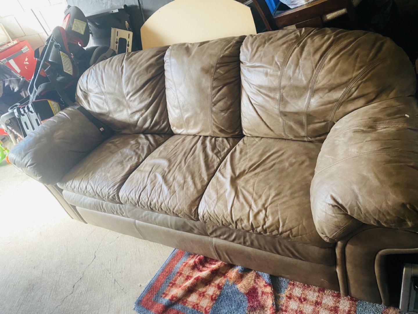 leather sofa set