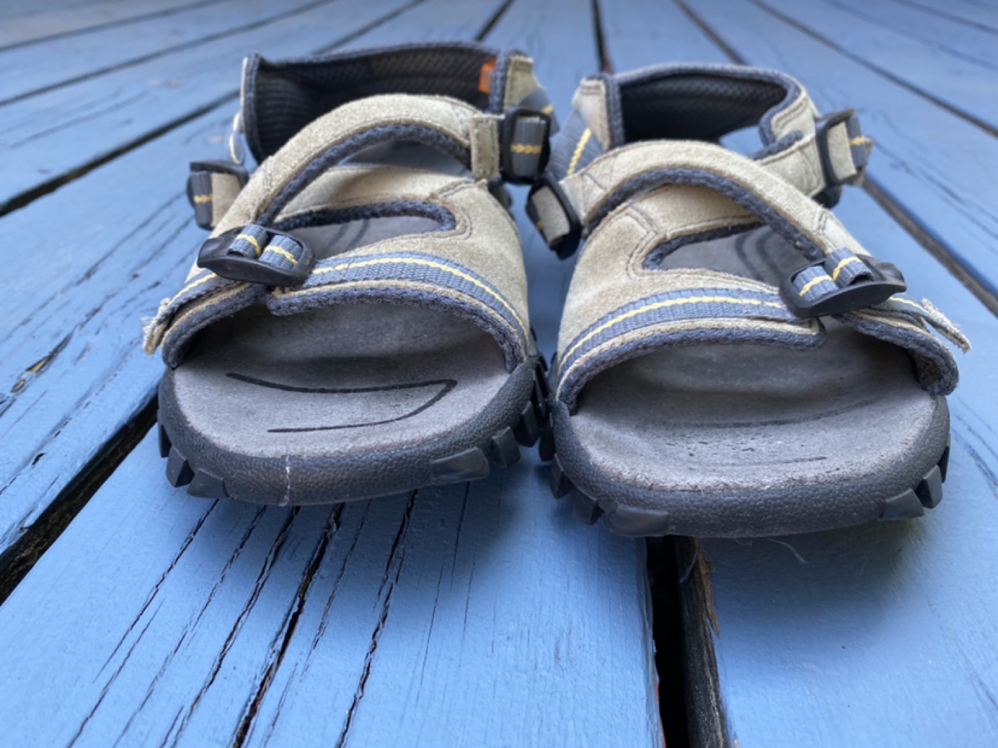 Timberland Men Leather Trailway Sandals Size 8 thumbnail