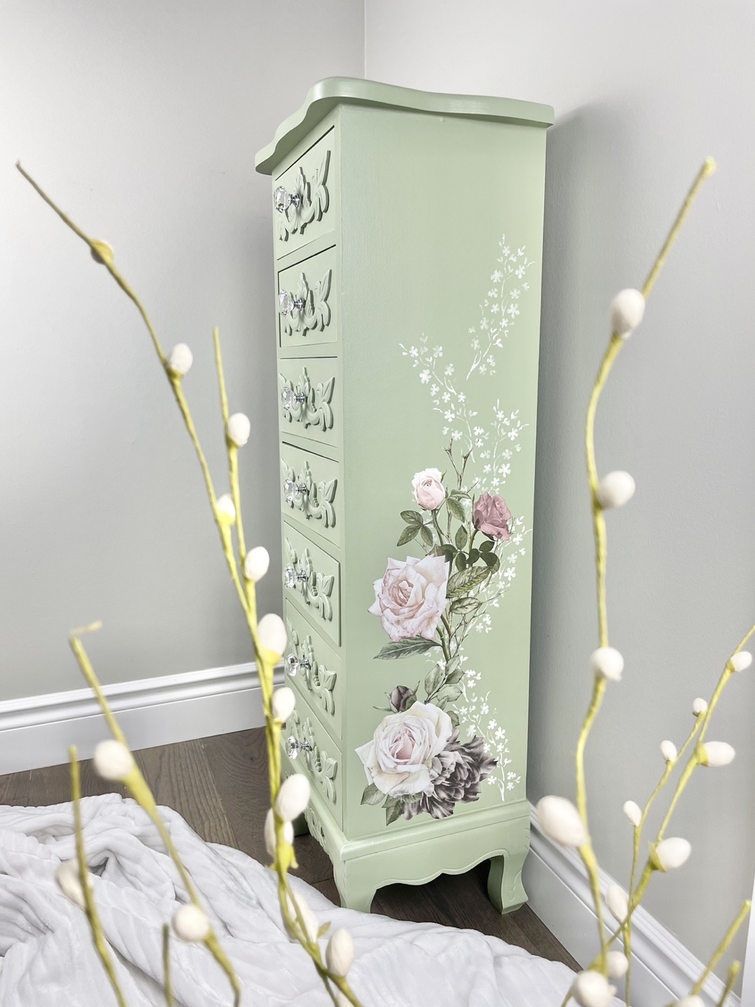 Refinished Jewelry Chest/ makeup chest - photo 2