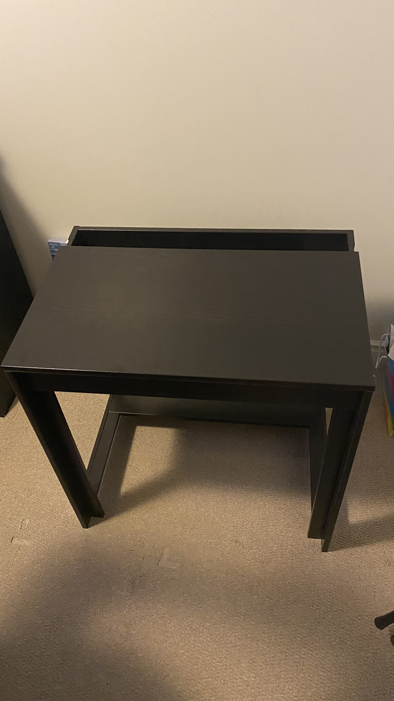 Ikea brown desk - photo 2