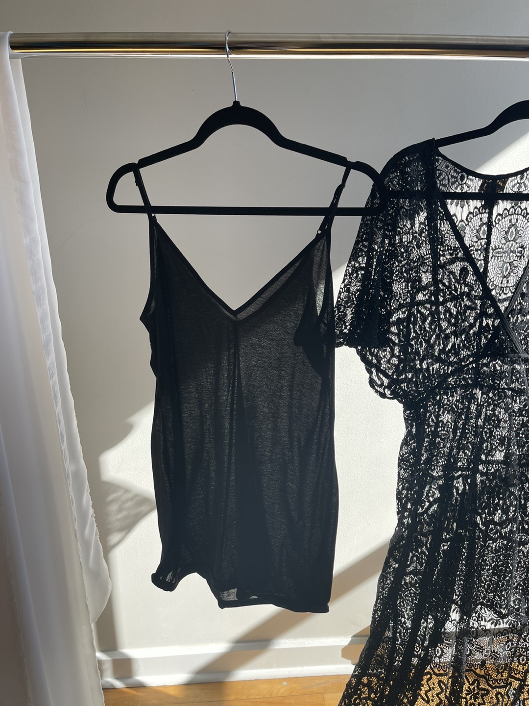 H&M Black Hi-Low Dress size 10 image indicator(3)