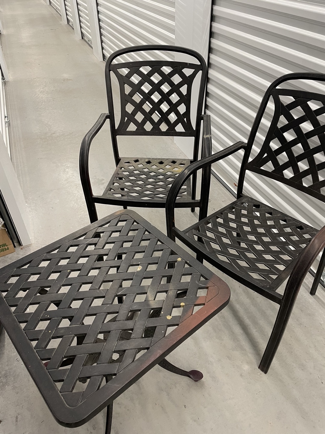 Patio / balcony set. Chairs and table  - photo 2