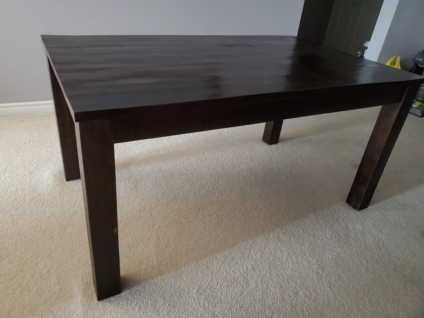 Dinning room Table comfortably fits 4 chairs