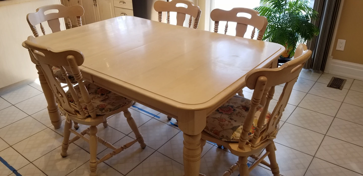Table and 6 Chairs