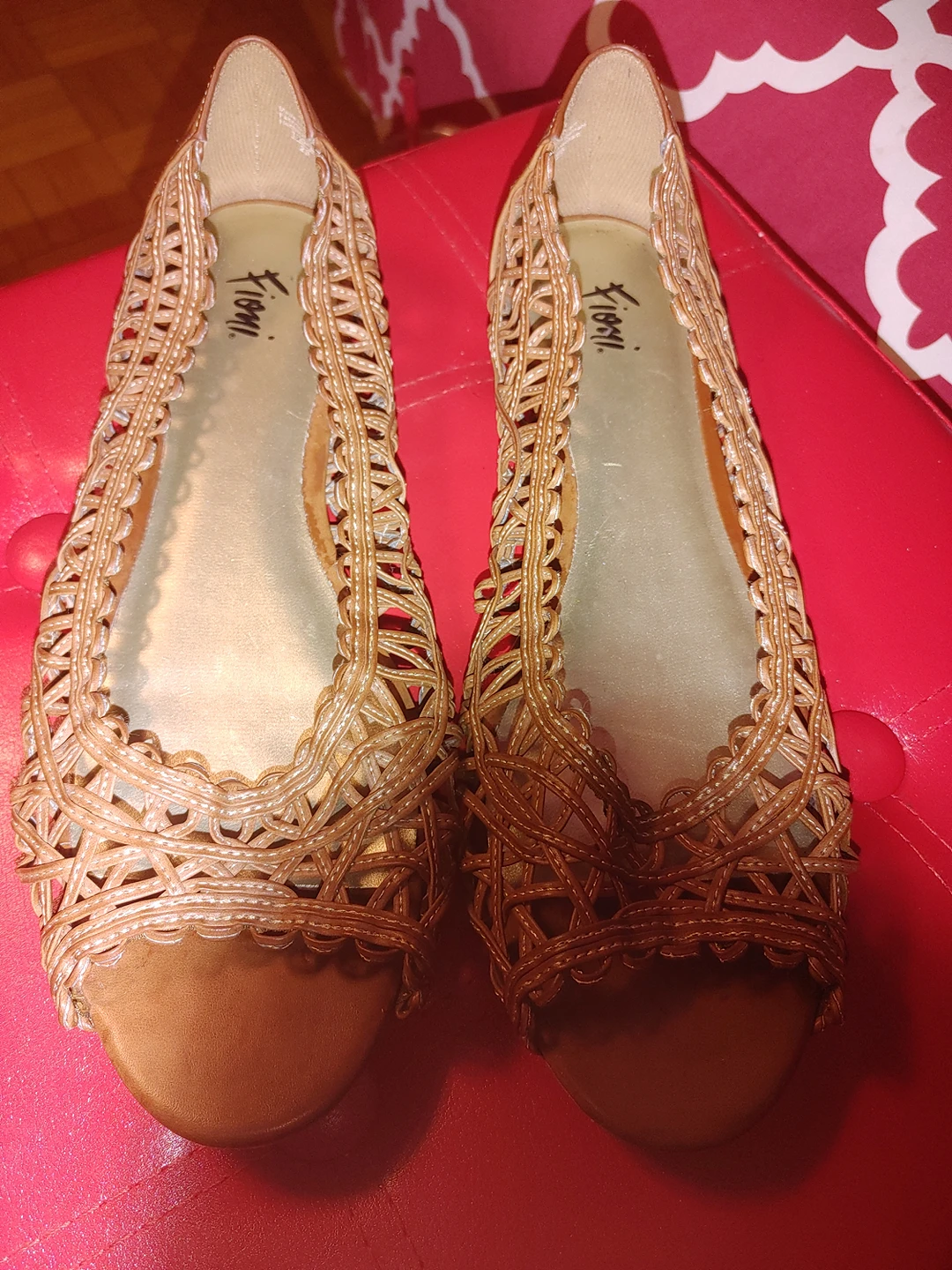 FIOMI BROWN FLATS SIZE 10 thumbnail