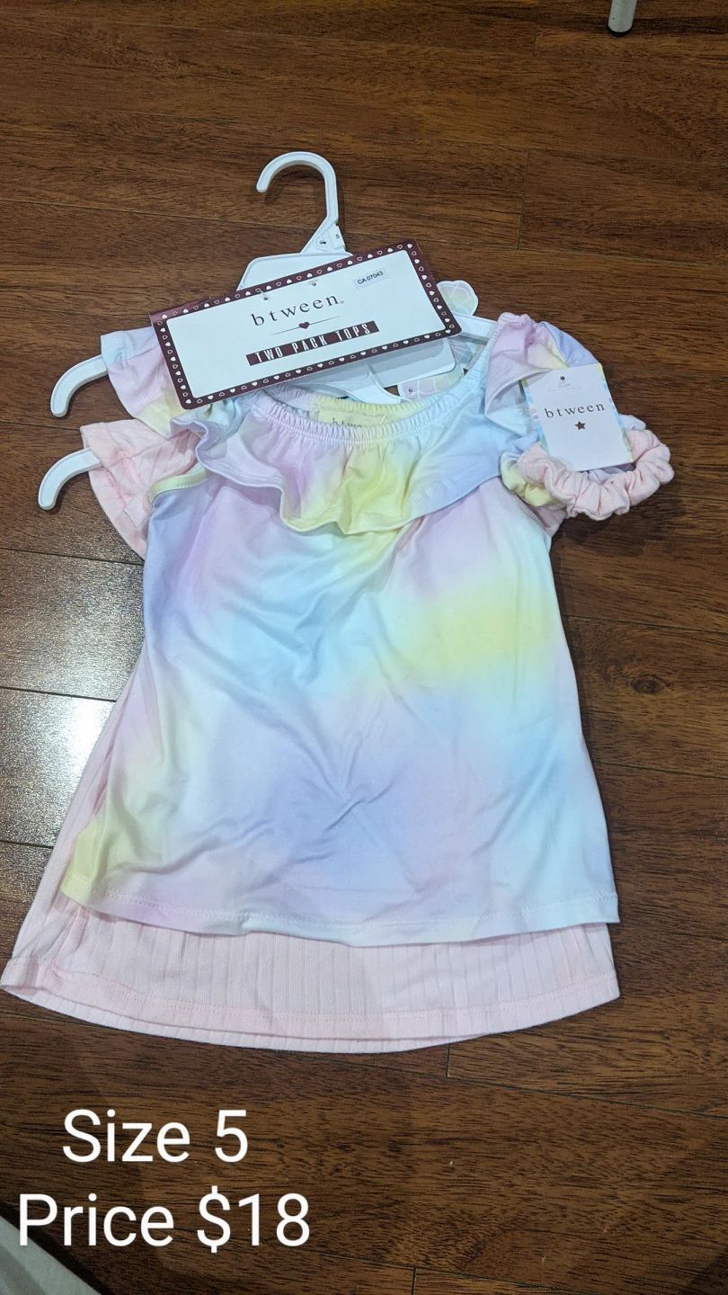 2 girl shirt set