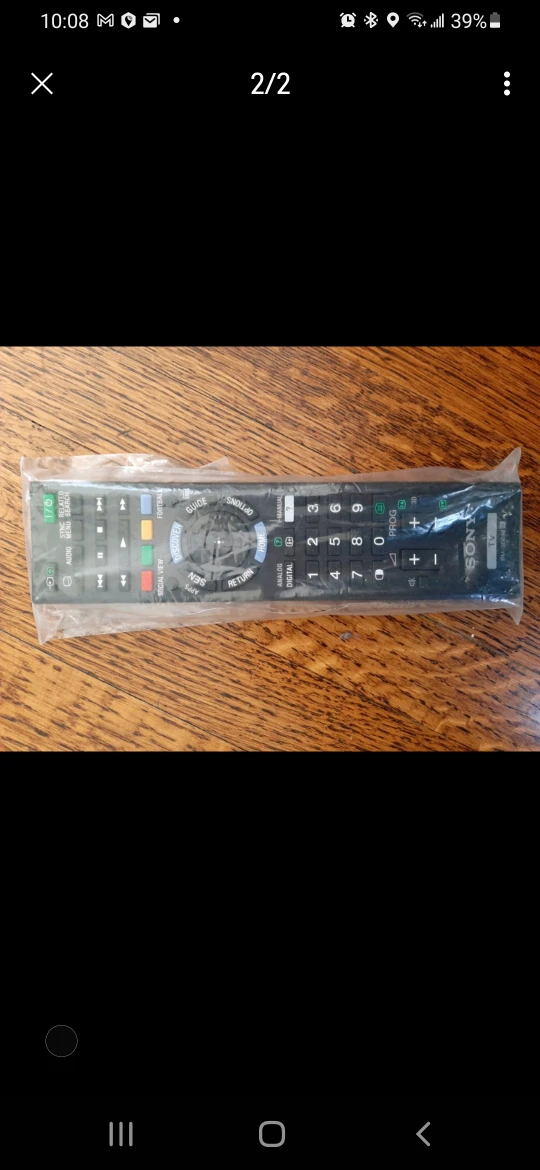 Sony Bravia TV remote control model RM-GD032 - photo 2
