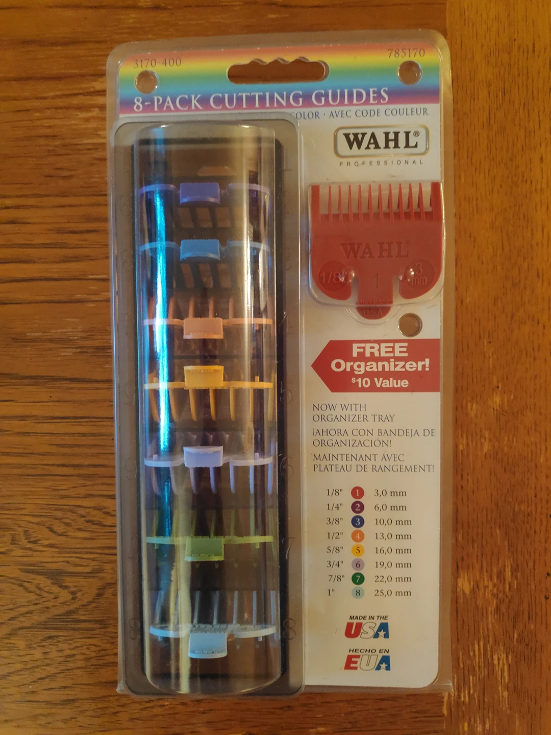 Wahl's Professional 8 pack cutting guides thumbnail