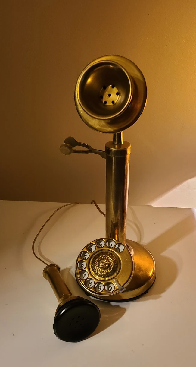 Brass Candlestick Phone - photo 4