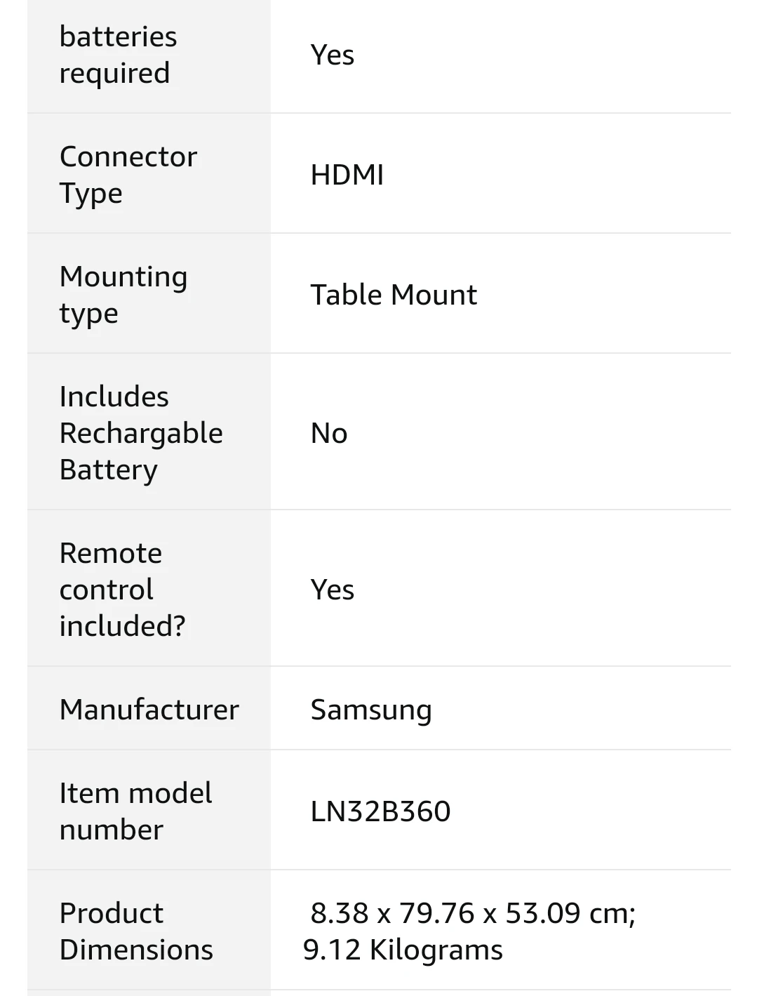 Samsung 32" tv - photo 2