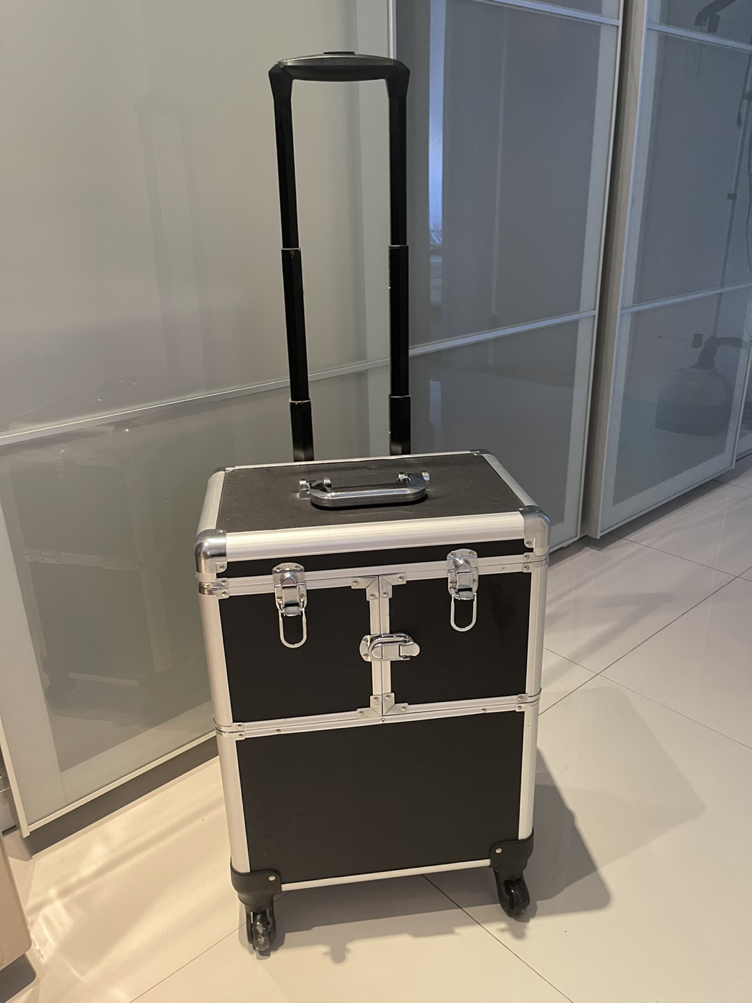 Professional travel makeup bag