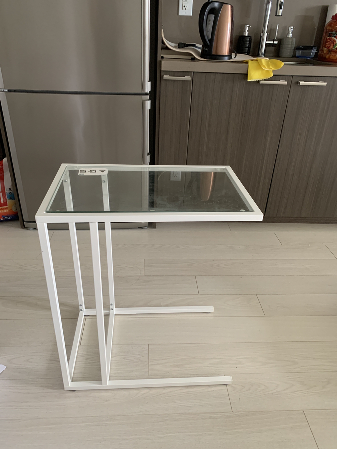 Ikea glass coffee table