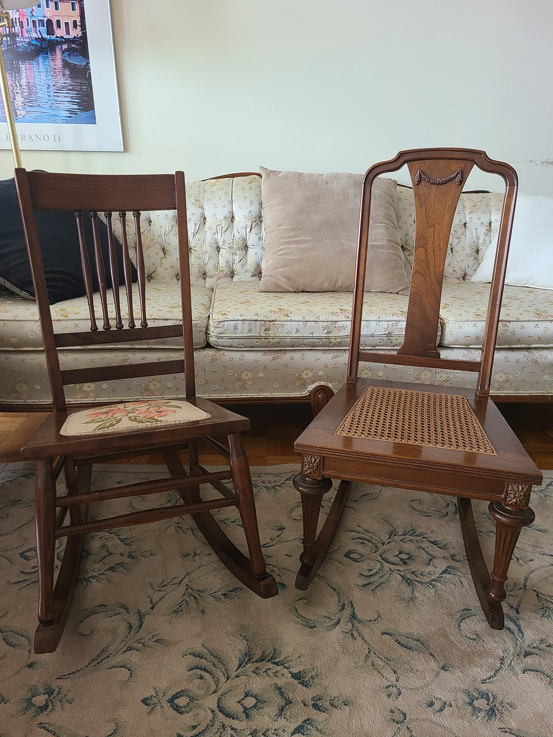 2 Antique Rocker Chairs