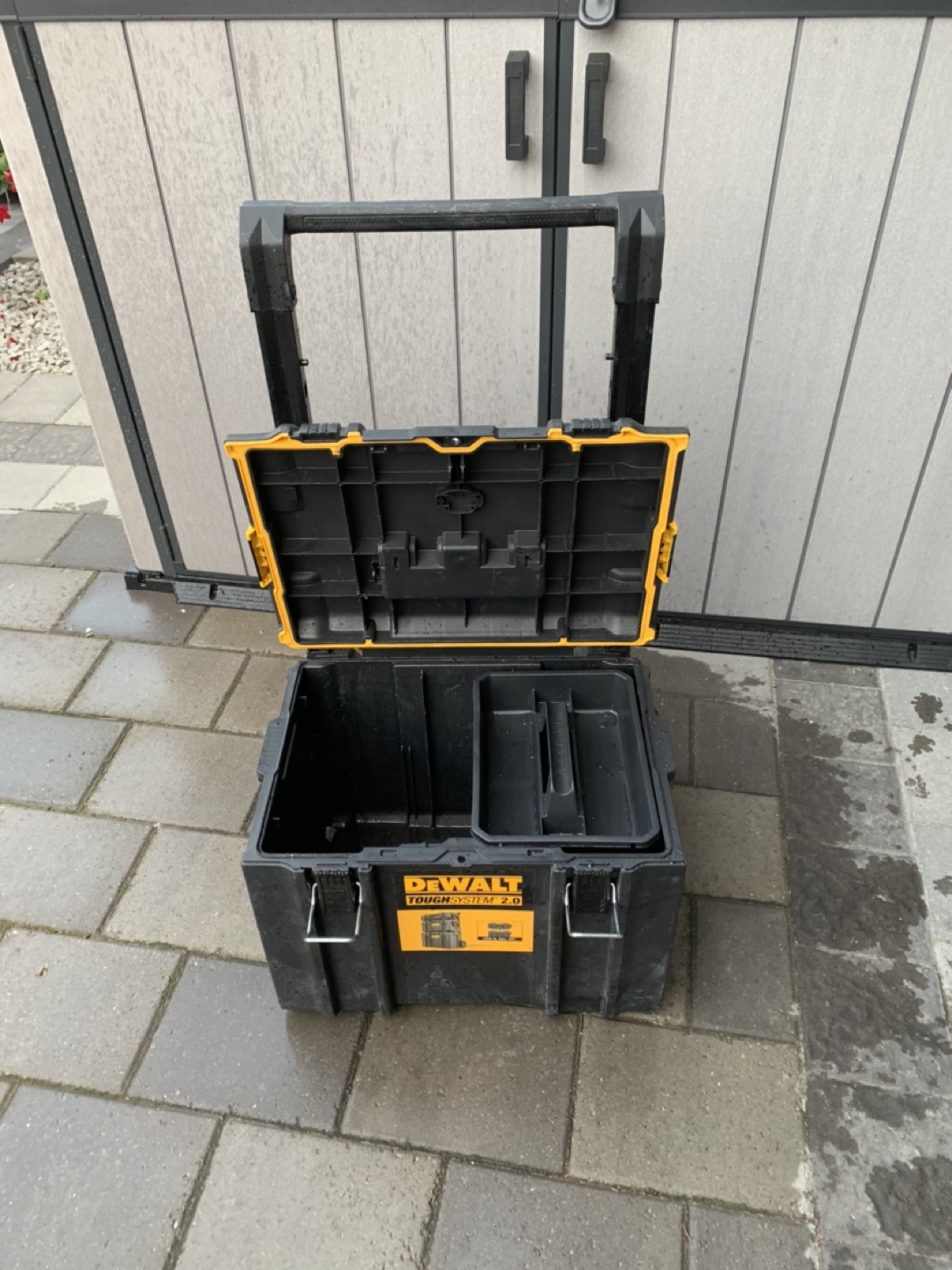 Dewalt 2.0 tough system rolling tool box  - photo 3