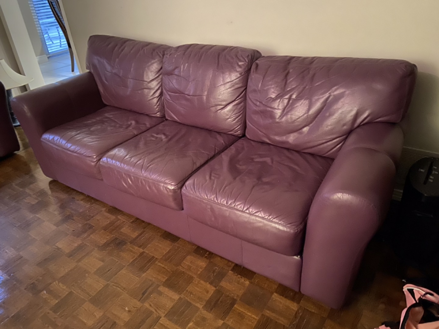 Selling 3 seater leather couch - have 2 of them.  