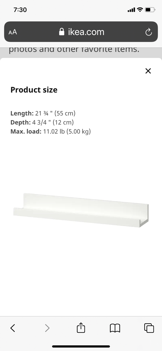IKEA Pictures ledge thumbnail
