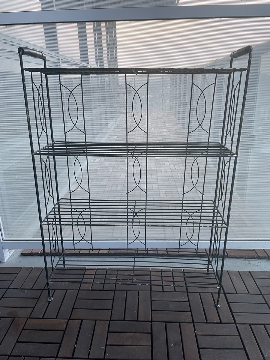 Metal shelf - vintage 