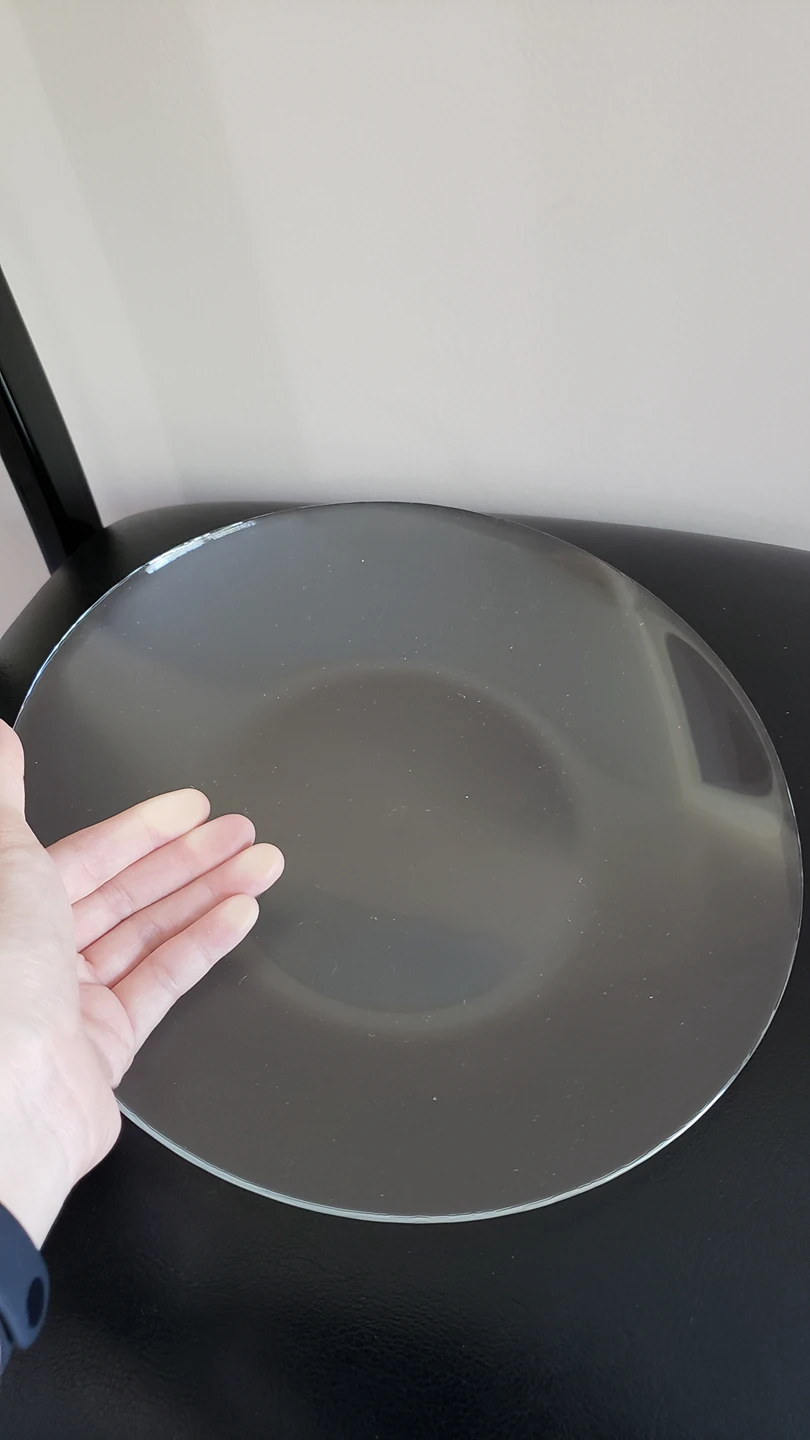 Glass plate and vase #willowdale image indicator(3)