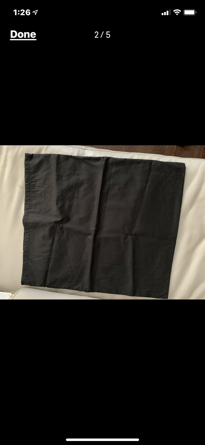 Saint Laurent Black Dust Bag White Lining YSL - photo 2