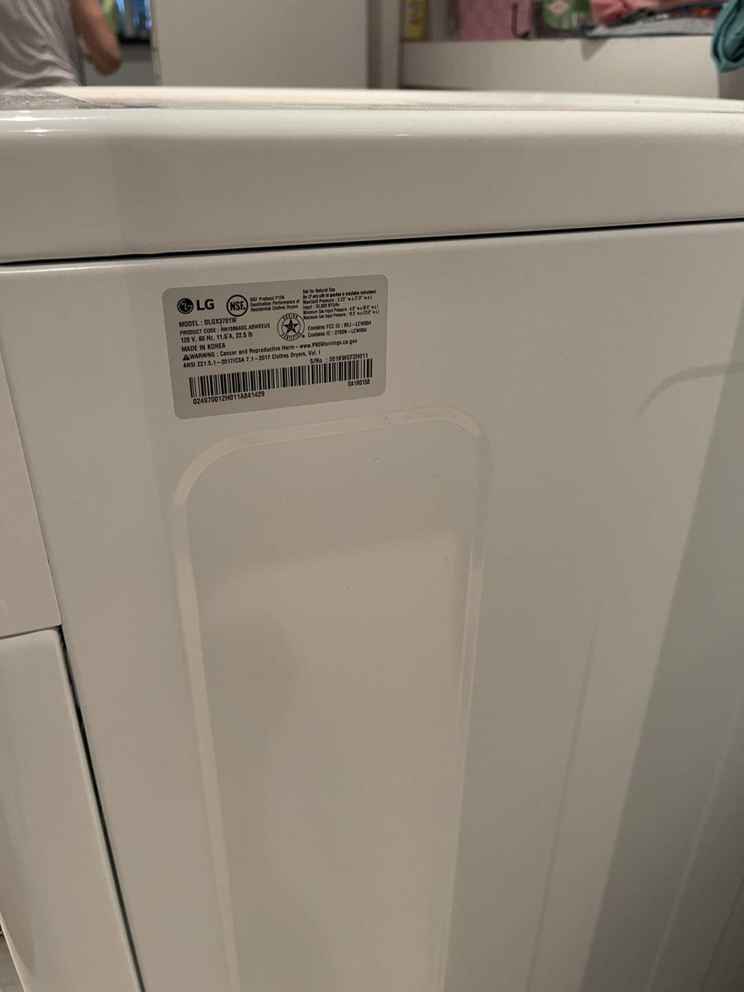 Lg dryer  - photo 4