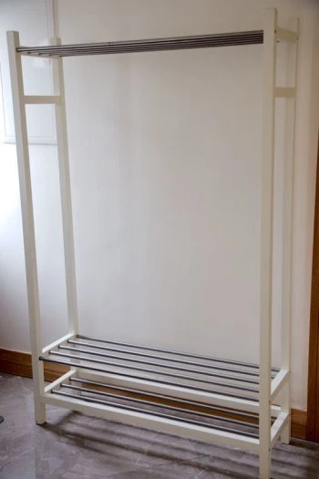 Ikea tjusig clothes coat and shoes rack