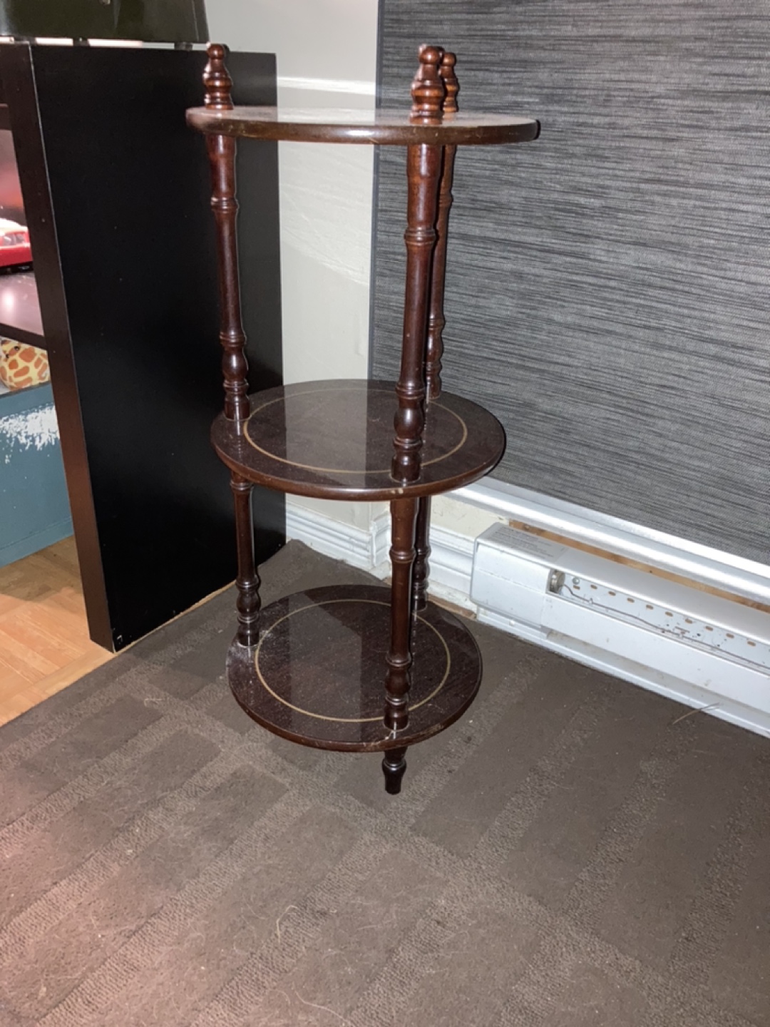 3 tier wooden stand / shelf image indicator(2)