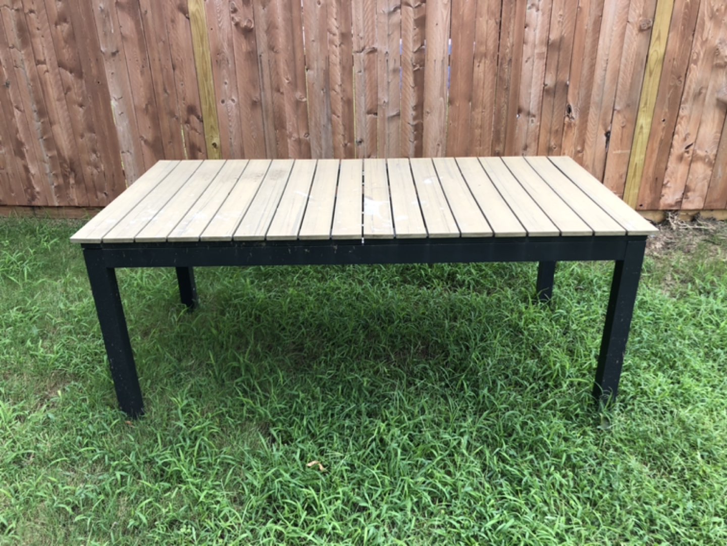 expendable back yard table with chairs - photo 4