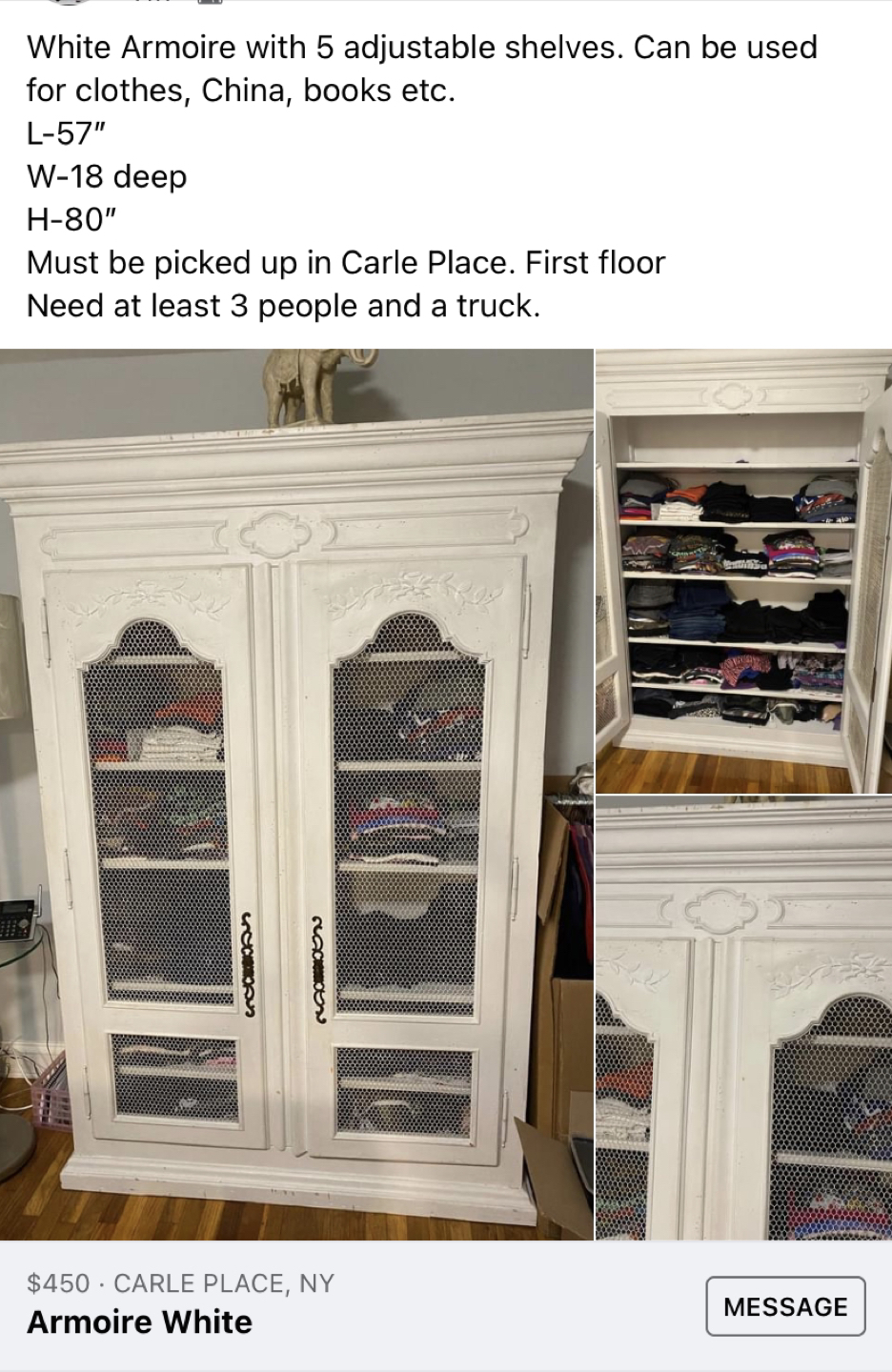 White armoire - photo 4