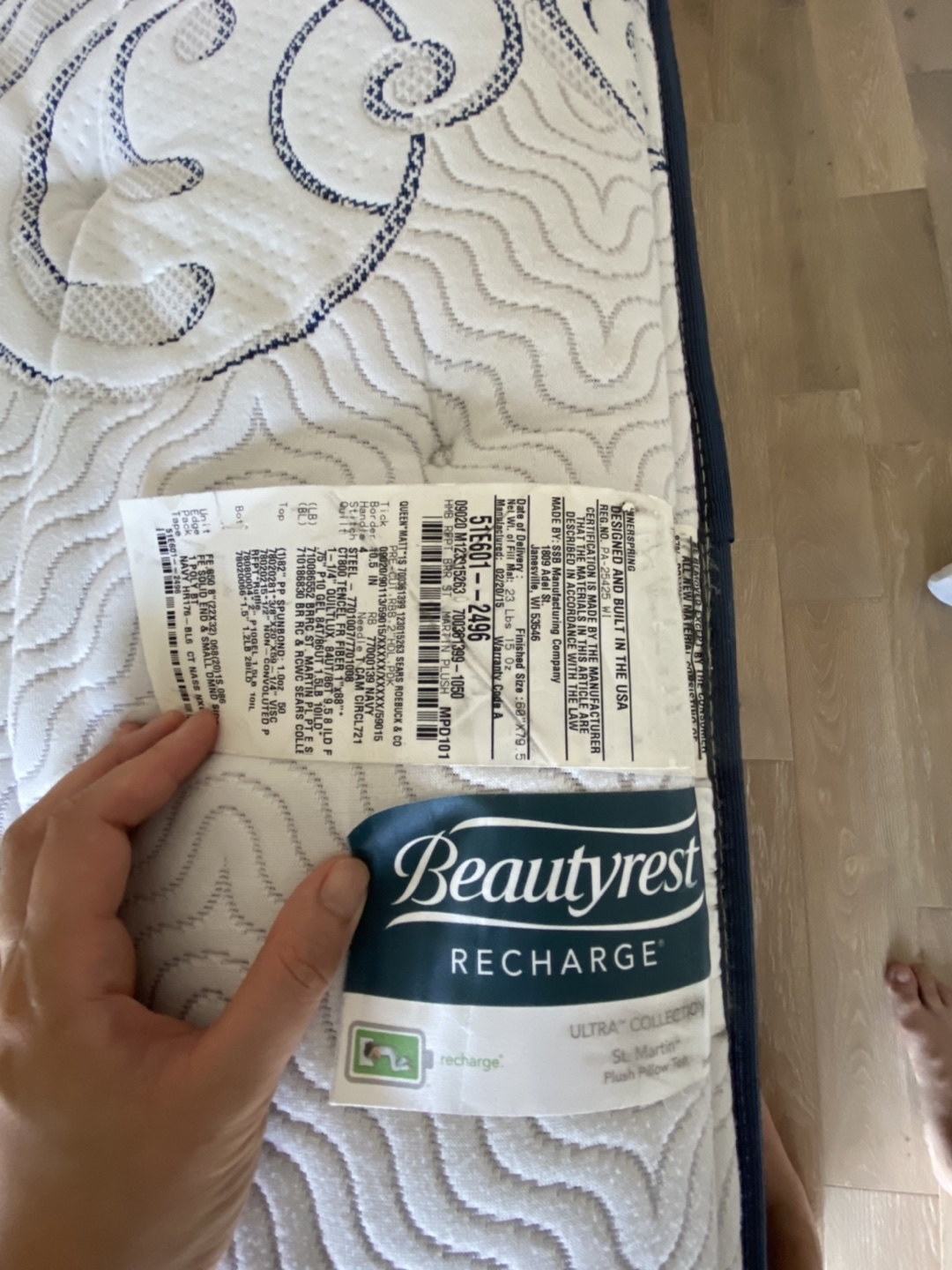 Simmons mattress  - photo 2