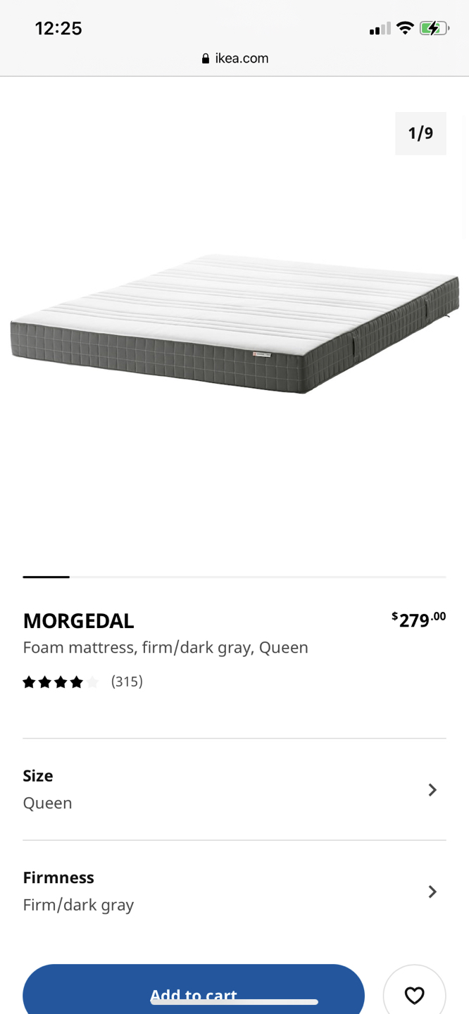 ikea queen mattress for free