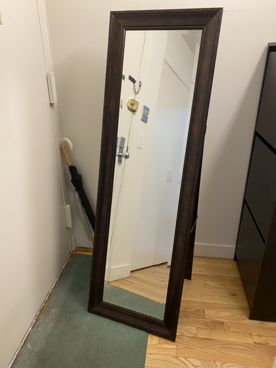 Full length mirror - $50 (Midtown East)