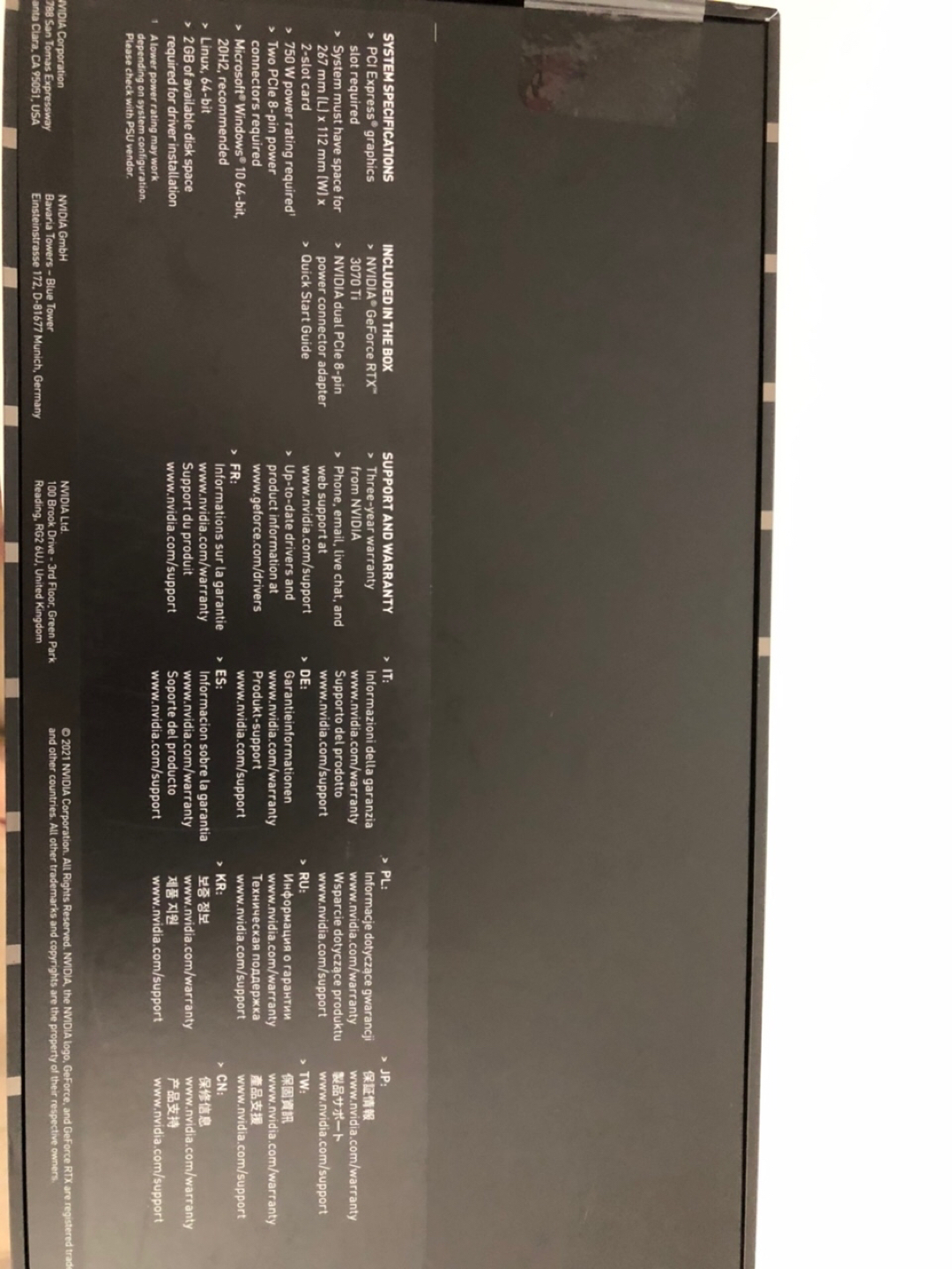 Nvidia RTX 3070 ti fe _final price down - photo 5