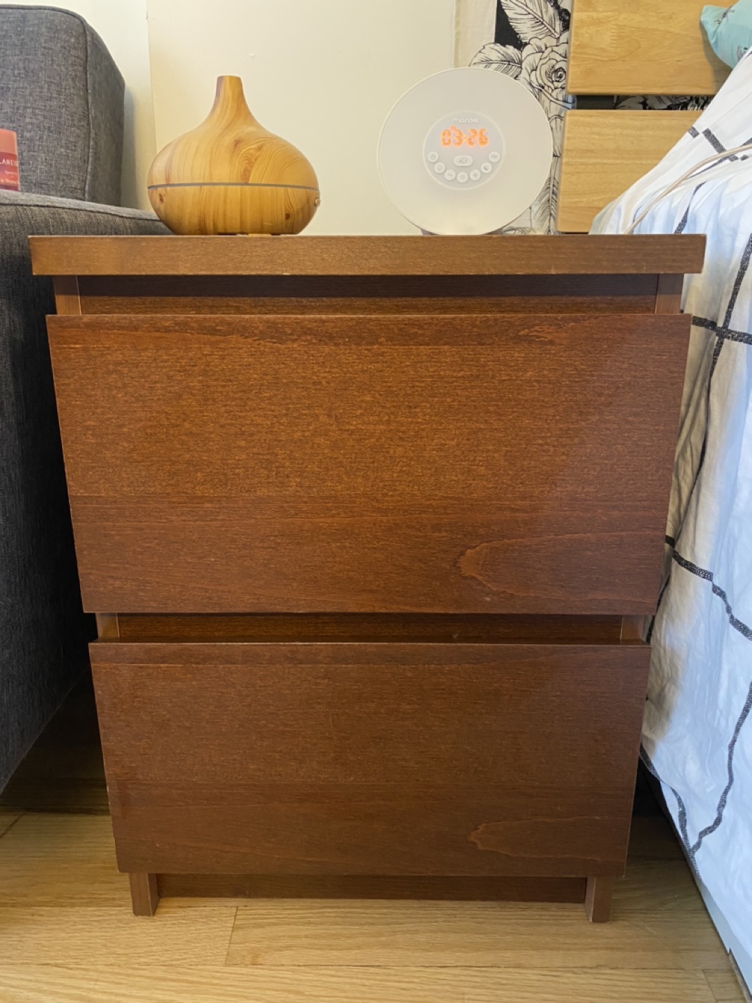 IKEA MALM 2-drawer nightstand - $20 (midtown East) - photo 2