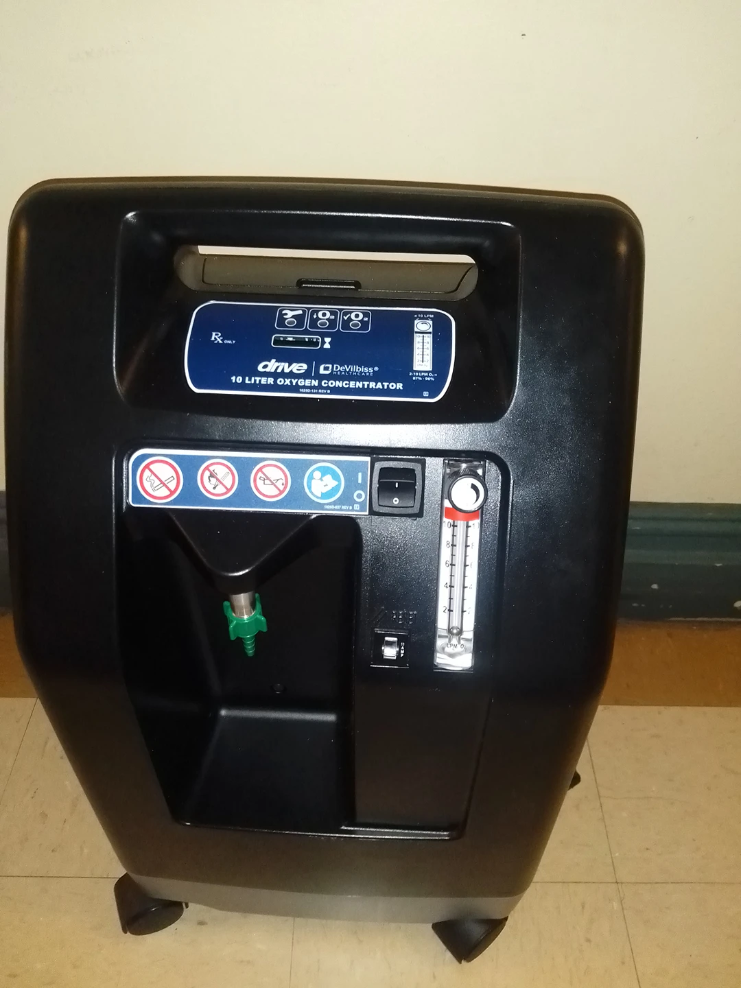 Drive Medical 10 Liter Compact Oxygen Concentrator image indicator(6)